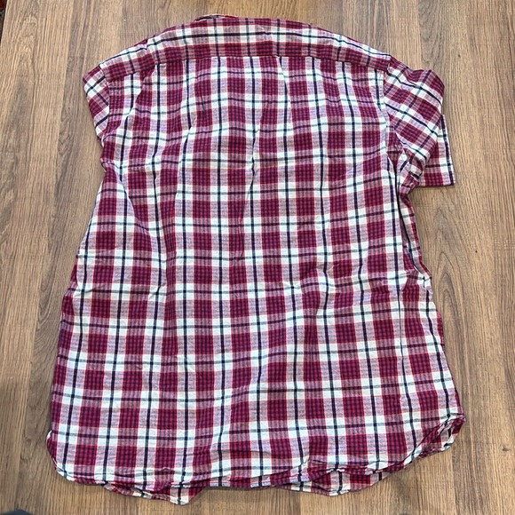 J.Crew, red white and blue button down shirt - Picture 3 of 5